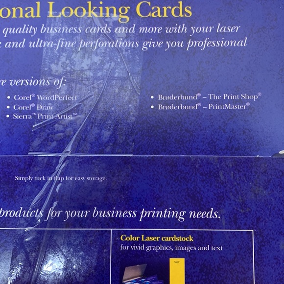 Avery Office Avery Laser Small Rotary Cards Pack Of 40 Cards Make